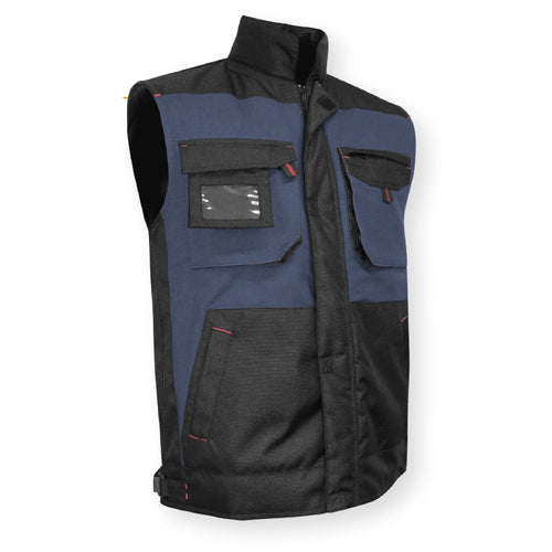 Hugo Strong - Veste Mèche Bodywarmer multi-poche bicolore - Style 5039 - ATTENTION AUCUN RETOUR - ATTENTION VENTE FINALE