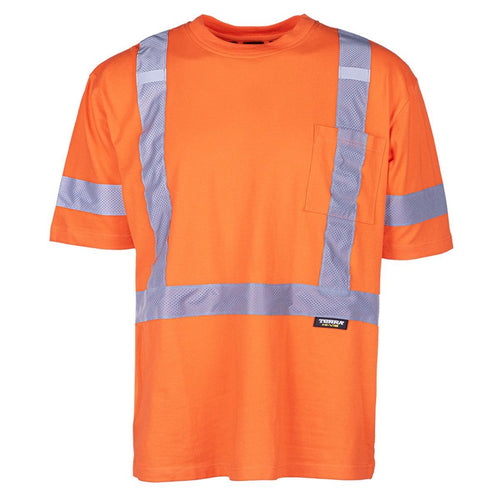 Terra – T-Shirt 100$ coton avec bandes réfléchissantes perforées – Style 116635