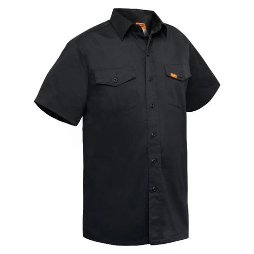 Orange River - Chemise strech manche courte - Style Richard